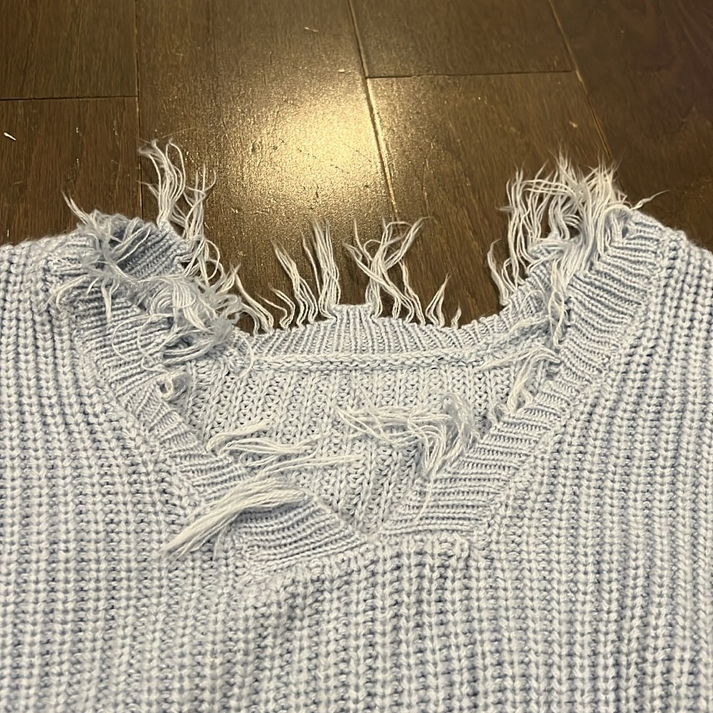 Distressed Sweater - Picture 2 of 4